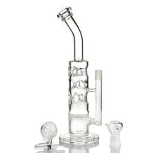 Honey Percs Fab Eggs Recyclers Hookah Glass Pipes à eau fumante (ES-GB-357)